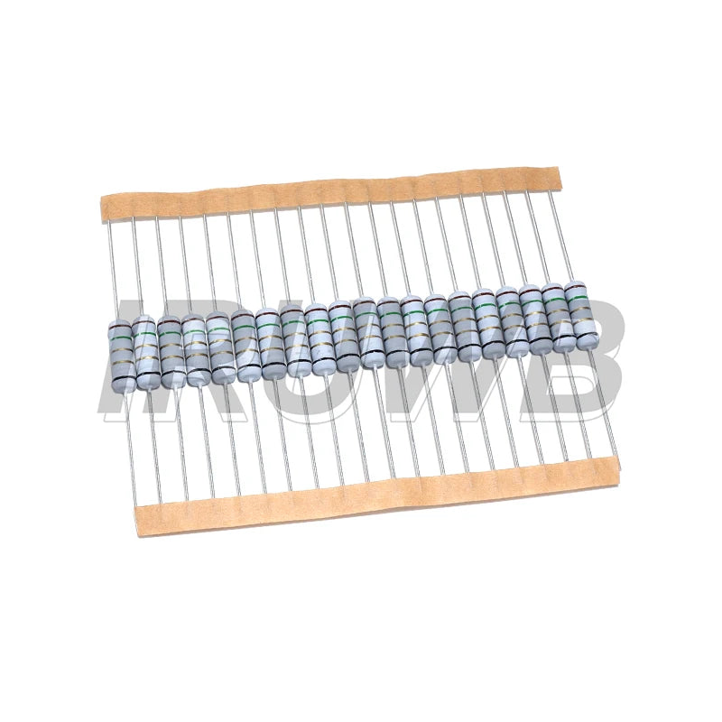 20pcs 2W 5% Wirewound Resistor Fuse 0.1 0.22 0.33 0.47 0.5 1 ohm 0.05R 0.1R 1R 2.2R 4.7R 5.1R 10R 20R 22R 47R 51R 100R