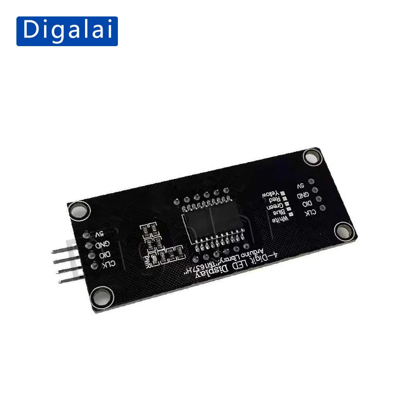 TM1637 0.56-inch four-digit seven-segment digital tube clock display module with clock display