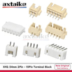 50PCS XH 2.54 2P 3P 4P 5P 6P 7P 8P 9P 10P Pin JST Male Female Connector 2.54MM Horizontal Straight Pin Header Housings Terminal