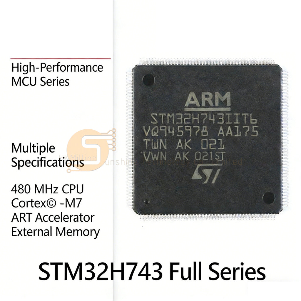 STM32H743AII6 STM32H743ZGT6 STM32H743VIT6 STM32H743VGT6 STM32H743IIT6 STM32H743IGT6 MCU ARM  32-Bit LQFP BGA