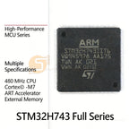 STM32H743AII6 STM32H743ZGT6 STM32H743VIT6 STM32H743VGT6 STM32H743IIT6 STM32H743IGT6 MCU ARM  32-Bit LQFP BGA