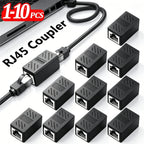 RJ45 Coupler Ethernet Cable Connectors Female To Female 1000Mbps High-speed Network Extender Adapters for Cat7/Cat6/Cat5/Cat5e