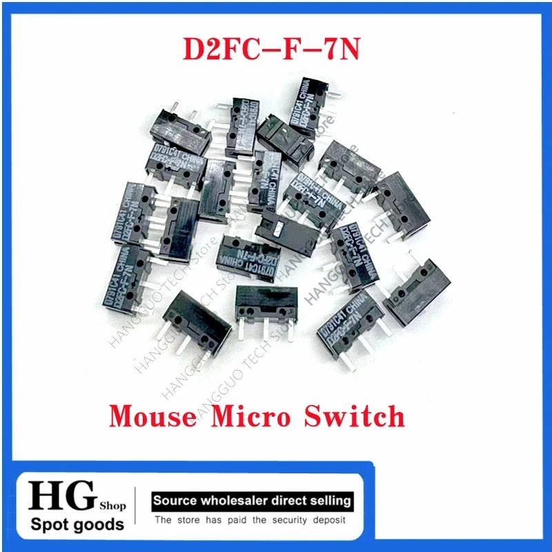 New  Mouse Micro Switch D2FC-F-7N Mouse Button Fretting D2FC-E-7N D2FC