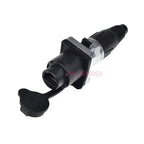 Waterproof IP65 Rj45 Male Plug + Female Socket Connector Panel Mounting Rj45 Network Ethernet Connector Adapter 8pin 8p8c