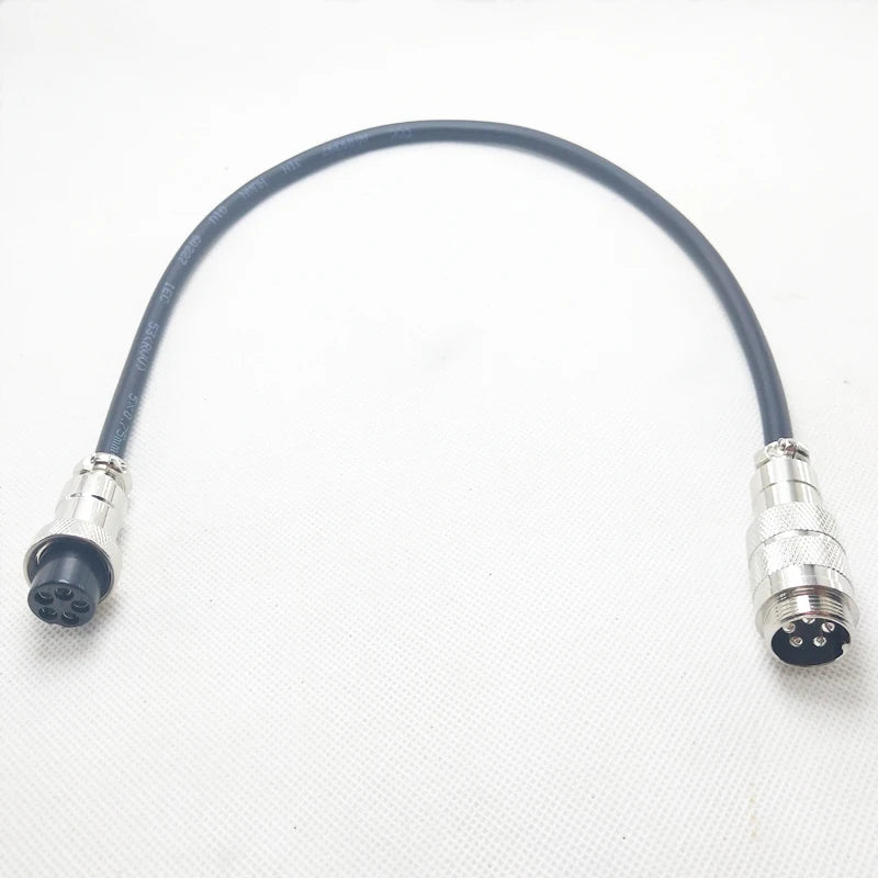 3Pin GX20 Male to Female Aviation Plug with Wire 2Pin~12Pin Male Female Docking Extension Cable M20 Revolving Female Power Cord