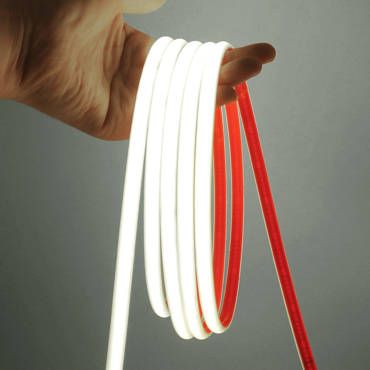 220V Dimmable COB LED Neon Strip Light 288Leds/M IP67 With Switch/Dimmer EU Plug Flexible Adhesive Tape for Home Garden Lighting