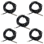 10/1pcs NTC 10K 1% 3950 Thermistor Temperature Sensor Waterproof Probe Cable 2M Temperature Sensing Wire For Arduino W1209 W1401
