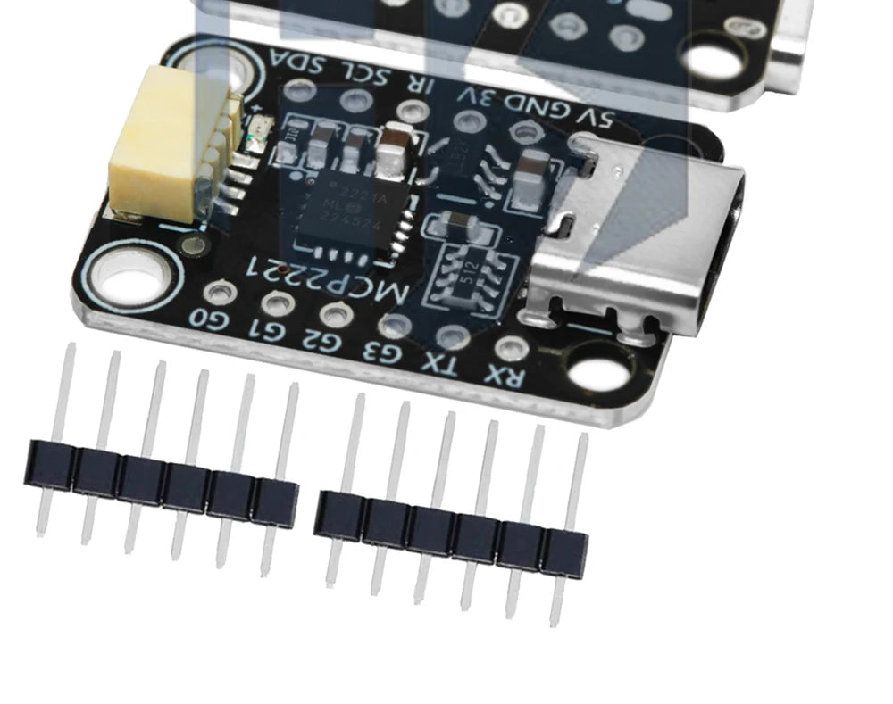 MCP2221A Type-C Signal Converter Board STEMMA QT Qwiic USB Measurement Module for Arduino