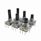 1pc EC16 Rotary Encoder 24 Position Pulse Digital Rotary 3Pin Amplifier Volume Switch Induction Cooker Switch 15/20MM Half Shaft