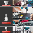 HAOLTON Gun Industrial Handheld Electric Heat Gun Temperatures Heat Gun Cordless Hot Air Adjustable 18V Battery