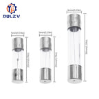 5*20mm 6*30mm Fast Blow Glass Tube Fuses 5x20mm 6x30mm 250V 0.5A 1A 2A 3A 4A 5A 6A 8A 10A 15A 20A 25A 30A AMP Slow Blow Fuse