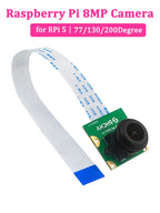 Raspberry Pi 8MP Camera IMX219 Sensor Module 77 130 200Degree Fisheye MINI CSI Interface with 15cm FFC for Raspberry Pi5 PRi Pi5