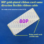 1PCS AWM 20706/20861 Flexible Flat Cable, Gold-Plated FFC FPC 0.5mm Pitch 40-96Pin 105C 60V VW-1 Ribbon Cable