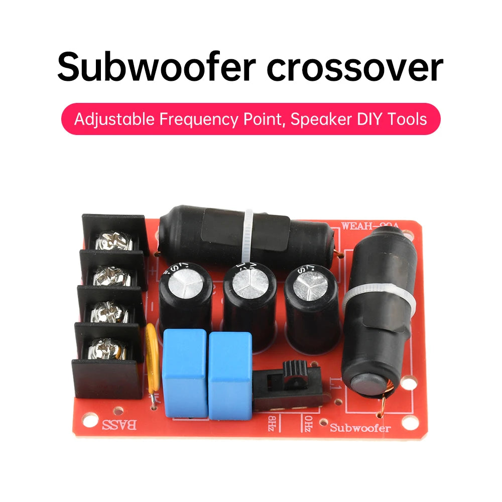 WEAH-90A 200W High Power Speaker Subwoofer Crossover Speaker Solderless Frequency Divider Module DIY Home Theater