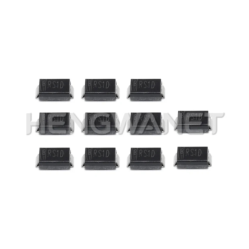 100PCS RS1D RS1G RS1J RS1M SMA DO-214AC 1A 200V 400V 600V 1000V FR104 FR107 SMD Fast Recovery Rectifiers Diode