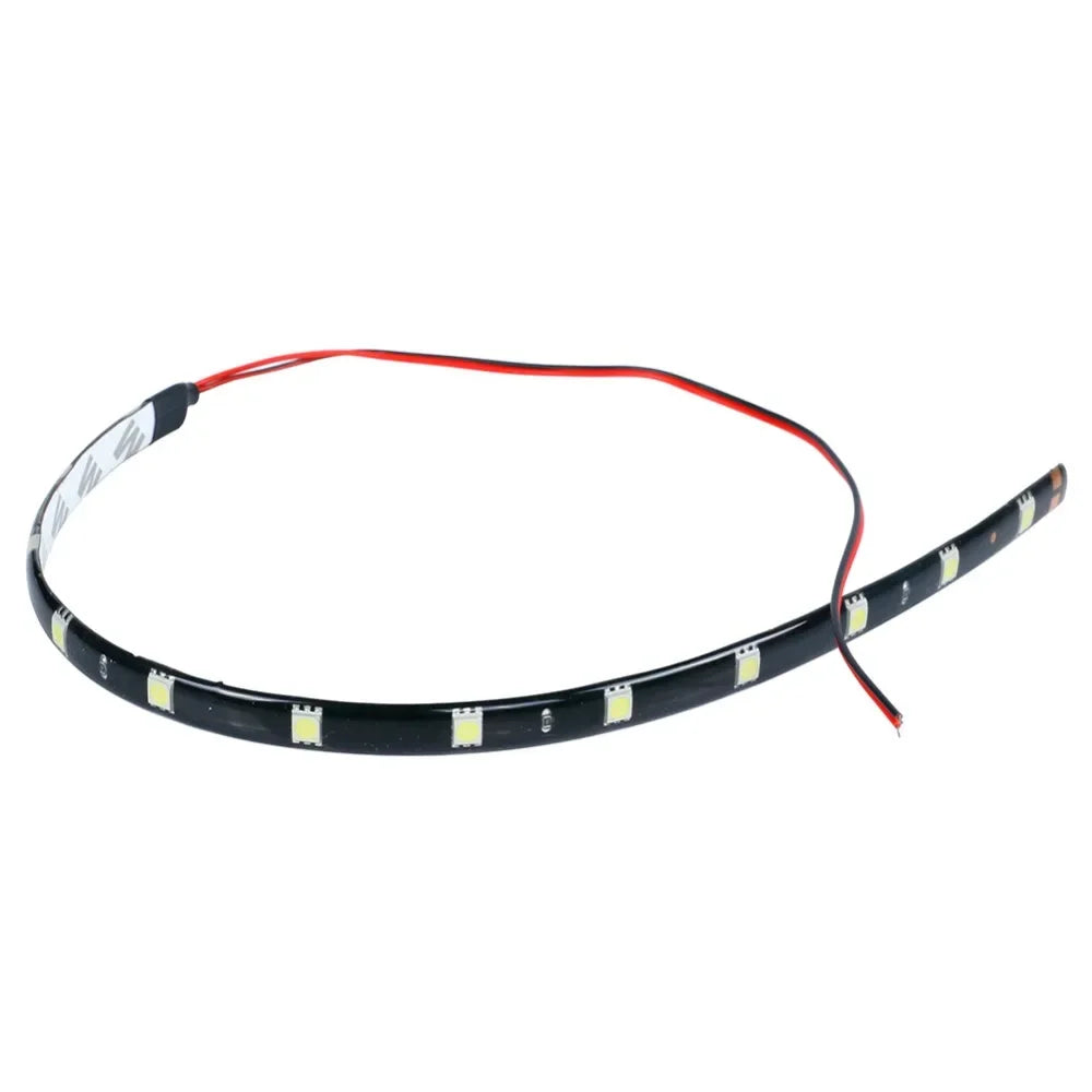 2 PCS LED strip SMD3528 Waterproof Flexible 30CM Red Green Blue White Warm white Super bright car Styling decor stickers lamp