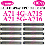 EmmaHelp FPC Connector Display Screen For Samsung LCD FPC A51 A50 A70s A40 A30S A21 A20S A10S M12 M14 M15 M16 On Motherboard