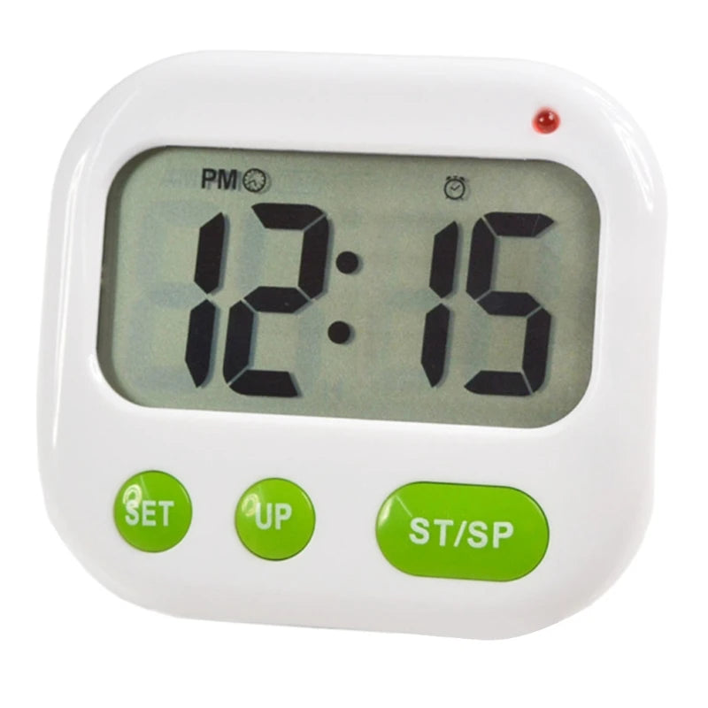 Portable Timer Clock with Backlight Vibrating Alarm Clock Vibrating Alarm Clock Compatible For Office Bedroom Dormitory