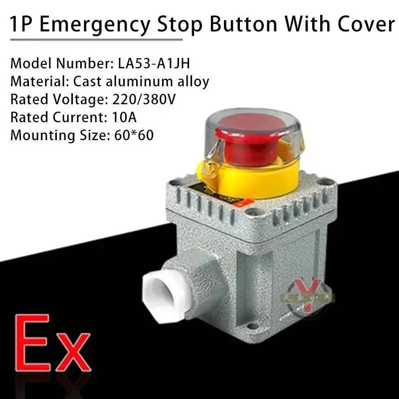 LA53 Waterproof Explosion-proof Ex Control Button Box Indicator Light Emergency Stop BZA8050 Anti-corrosion Master Switch Box