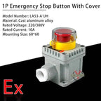 LA53 Waterproof Explosion-proof Ex Control Button Box Indicator Light Emergency Stop BZA8050 Anti-corrosion Master Switch Box