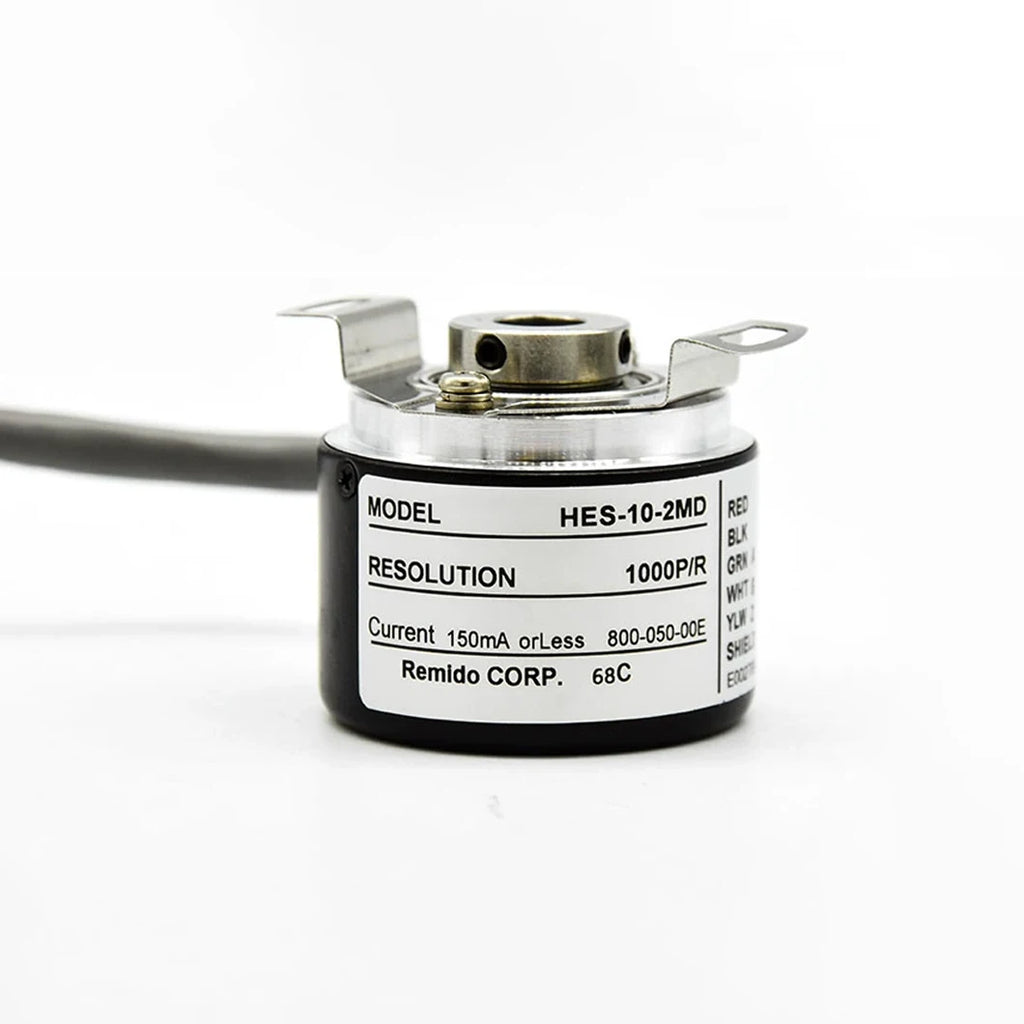 HES-2M/2MC/2MHC/2MHCP/2MHT/2MD 8MM Semi-Hollow Shaft Incremental Encoder 100~5000PPR Rotary Encoder for PLC Control System