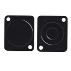 1pc Metal Round/D Type Module RJ45 CAT6&USB 2.0/3.0&Type C&HDMI-Jack Socket Through Network Panel Mounting Electronic Connector