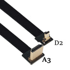 Camera 0.05M-1M FPC flexible cable drone aerial photo transmission FPV Micro HDMI to HDMI HD cable