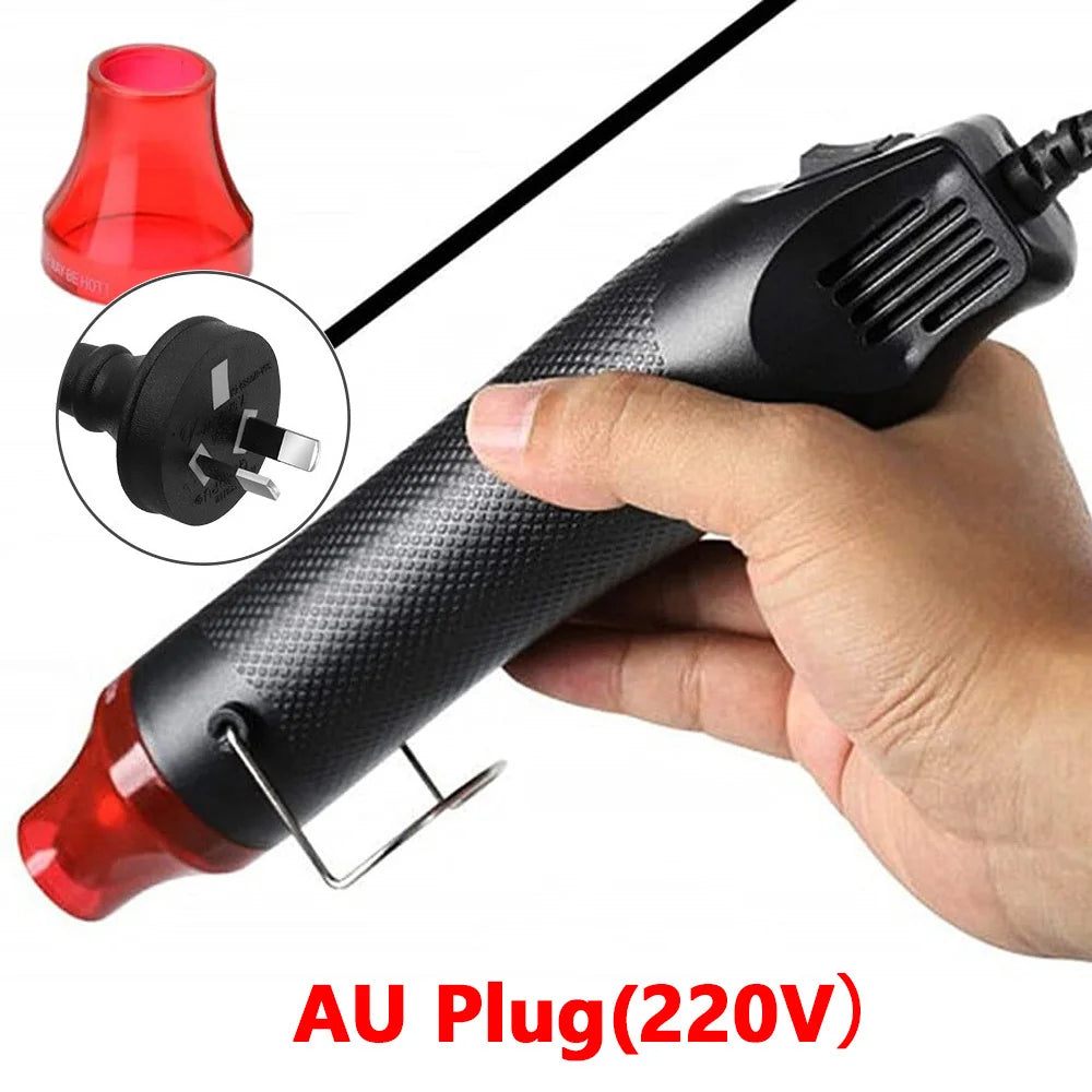 328/127pcs Heat Shrink Tube 2:1 Shrinkable Wire Shrinking Wrap Tubing Wire Connect Cover Protection with 300W Hot Air Gun