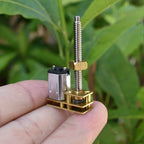 Mini N20 Full Metal Linear Screw Slider Gear Motor DC 3V 3.7V 5V 6V Long Screw Shaft DIY 3D Printer Lifting Platform Robotic Arm