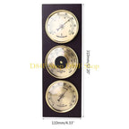 D84F Set Wall Mounted Thermometer Barometer Hygrometer for Household