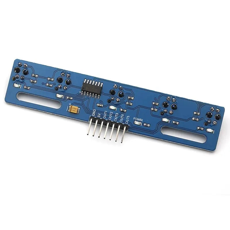 2pcs 5 Channel Line Tracking Sensor Module TCRT5000 Infrared Black White Line Follower for Arduino Smart Car