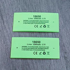 18650 Battery Packaging PVC Heat Shrinkable Film Lithium Battery Insulation Sleeve Shrink Skin Packaging Tube Packaging