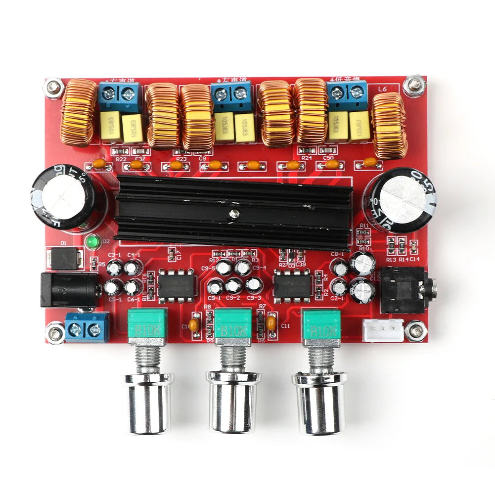 Dual TPA3116D2 Power Subwoofer Amplifier Board 2*50W+100W 2.1 Channel TPA3116 Audio Stereo equalizer AUX Amp