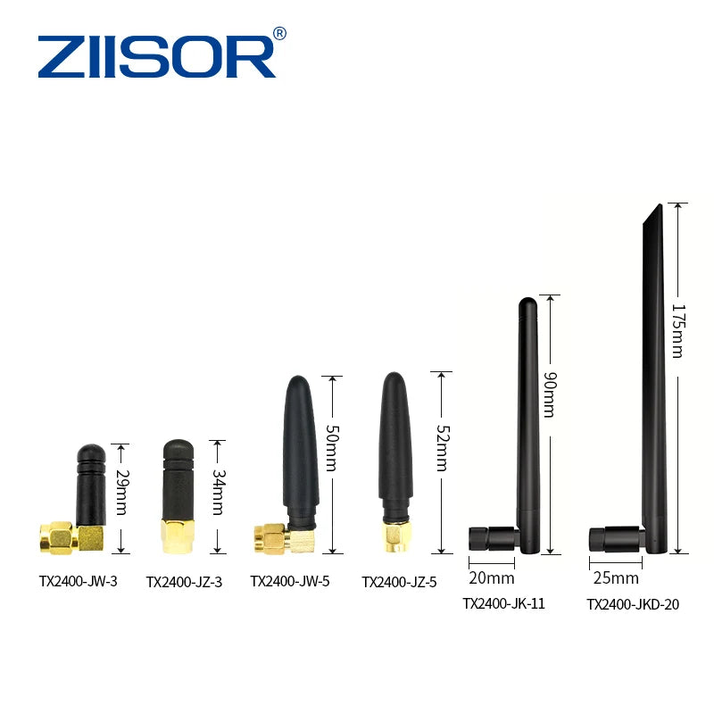 2.4 GHz WiFi Antenna Router Antennas 2.4GHz Antenne for Wireless Module ZigBee SMA Male 2.4G Mini Aerial for  FPV Controllers