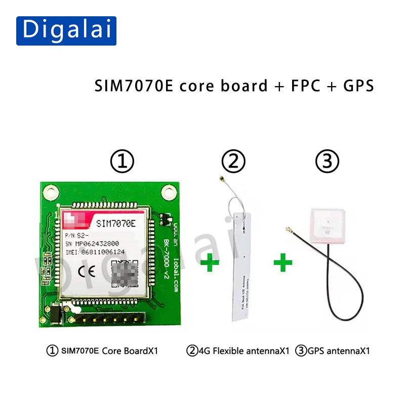 BK‑SIM7000G Core Board SIM7000E SIM7070G SIM7070E NB‑IoT CAT‑M LPWA Wireless Module For IoT Communication Project