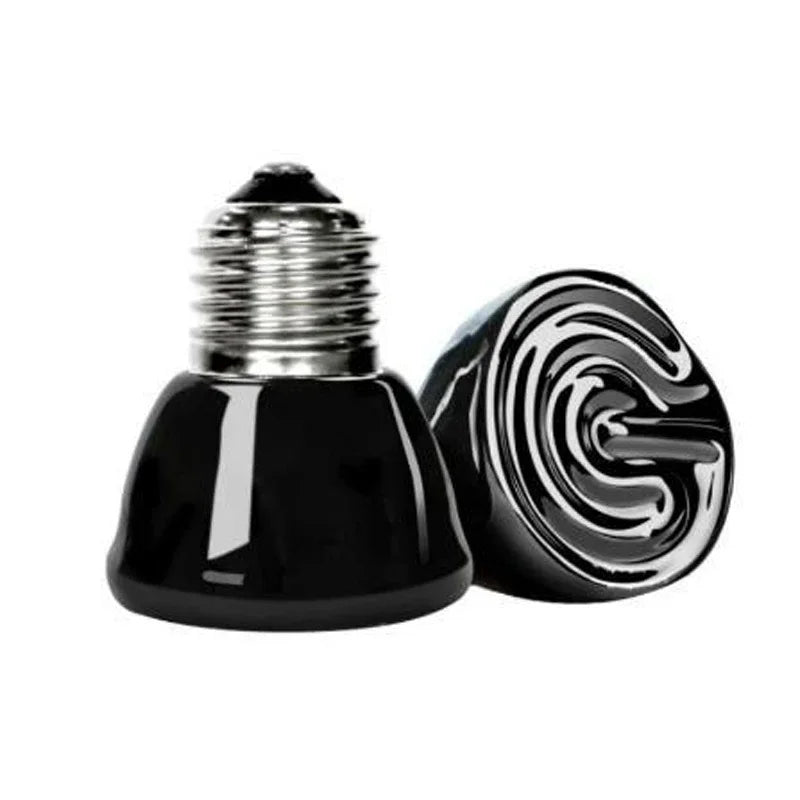 Reptile Ceramic Heating Bulb Infrared Heat Emitter 25/50/75/100W E27 220V Pet Brooder Heat Lamp