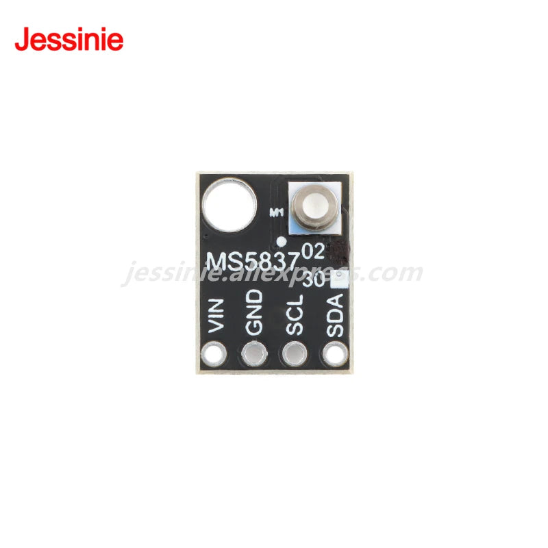2pcs/1pc MS5837 02BA 30BA High Precision Gas/Liquid Waterproof Pressure Sensor Module  300~1200mbar 0~30bar I2C Communication