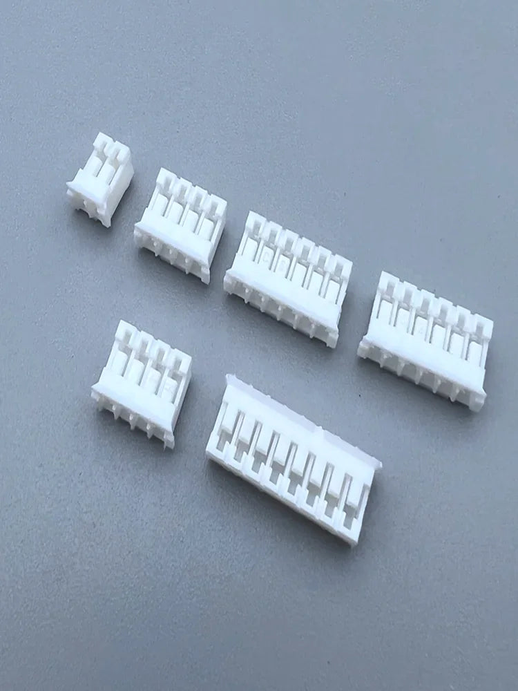 10Set PH2.0 Connector 2.0mm Pitch 2p 3p 4p 5p 6p 7p 8p 10p 11p12p pin Housing Straight/ Curved Pin Header Terminal