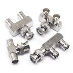 BNC-JKK BNC one male two All copper radio frequency coaxial monitoring adapter female two female one male three-way head