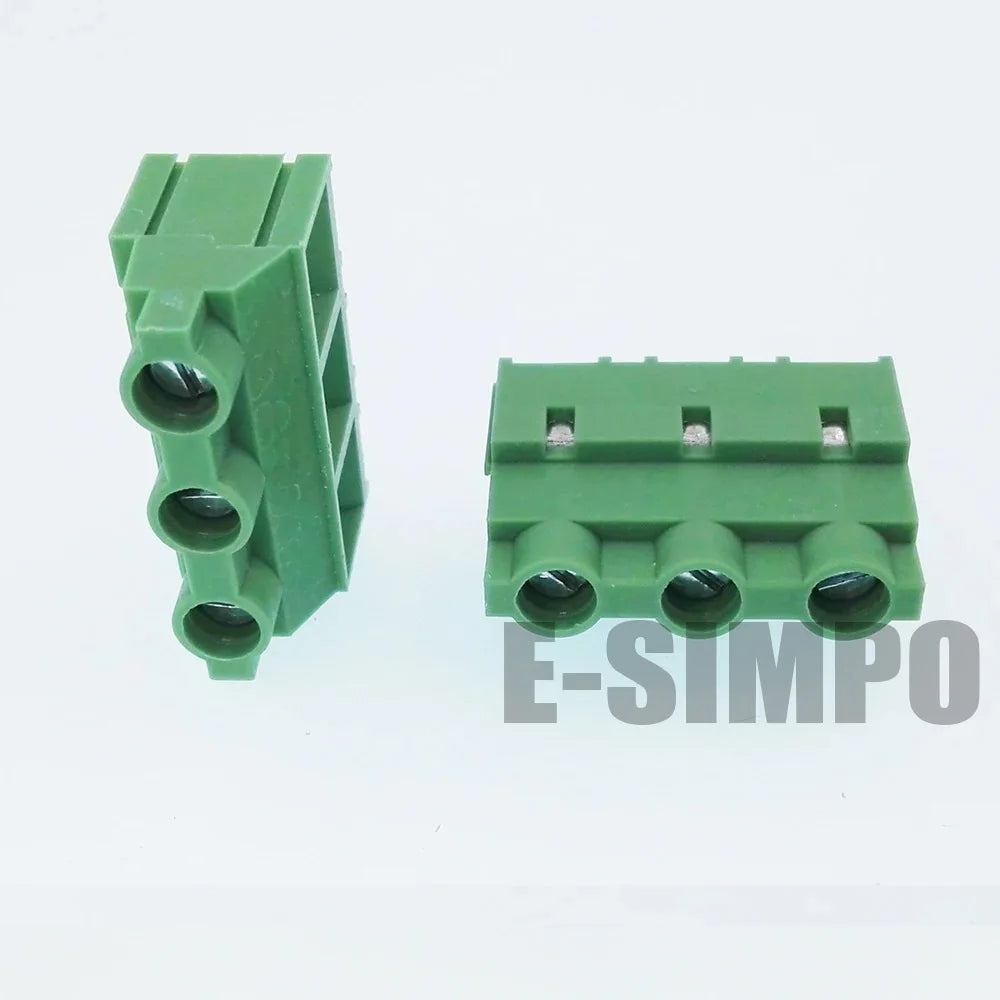 10pcs 2P 3P 300V/30A 22-10AWG 6.35/7.62/9.5mm 7620-7.62 635-6.35 950-9.5mm Pitch Spliceable CE UL PCB Screw Wire Terminal Block