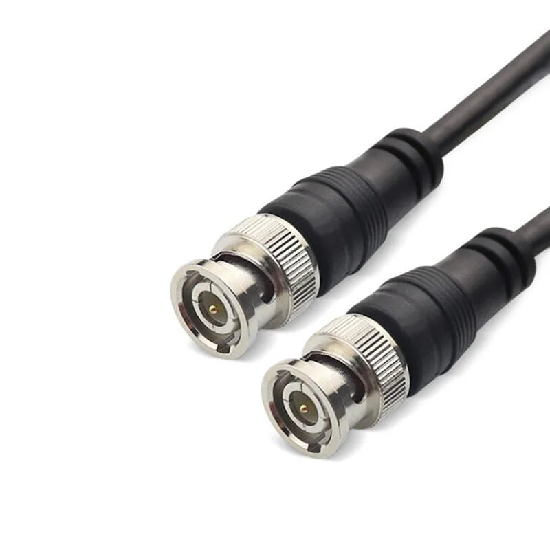 BNC Male to Male Female Adapter Dual Head Cable Video Connector Extension Pigtail Wire For CCTV Camera Accessories 0.5m-3meters