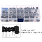 145Pcs 10uH to 10mH DIP Radial Power Choke Inductors Assorted Kit 4.7UH 10UH 22UH 33UH 47UH 68UH 100UH 220UH 330uh 470uh 680uh