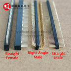 1.0mm Pin Header Connector Single Double Row 1*50P 2*50P SMD SMT Male Female Header Straight Pin Right Angle R/A Socket 1X50pin