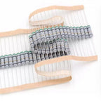 100pcs 1W 5% Wire Wound Resistor Fuse Winding Resistance 0.1R 0.33R 1R 2.2R 3R 4.7R 5.1R 6.8R 10R 22R 68R 100R 200R 510R 0.1 Ohm