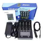NEW LiitoKala Lii-600 Battery Charger For Li-ion 3.7V NiMH 1.2V battery Suitable 18650 26650 21700 26700 16340 14500 AA AAA