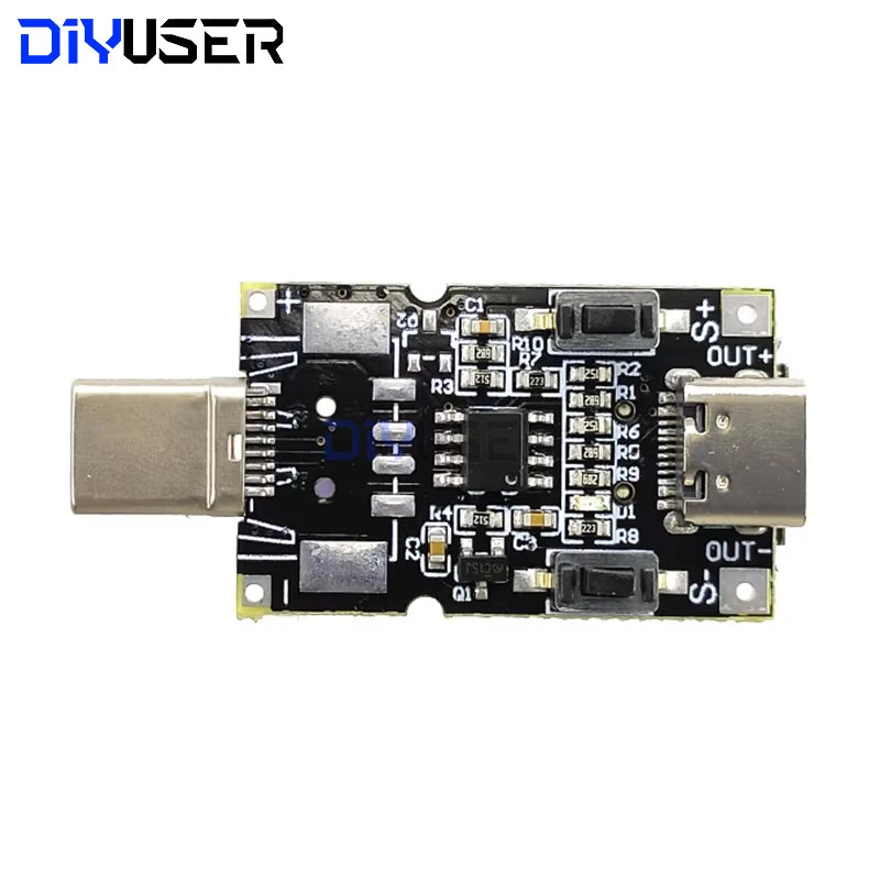USB Type-C PD Trigger Module 100W 5A QC3.0 Adapter Cable 5V 9V 12V 15V 20V Output for Laptop Charger Power Supply DIY