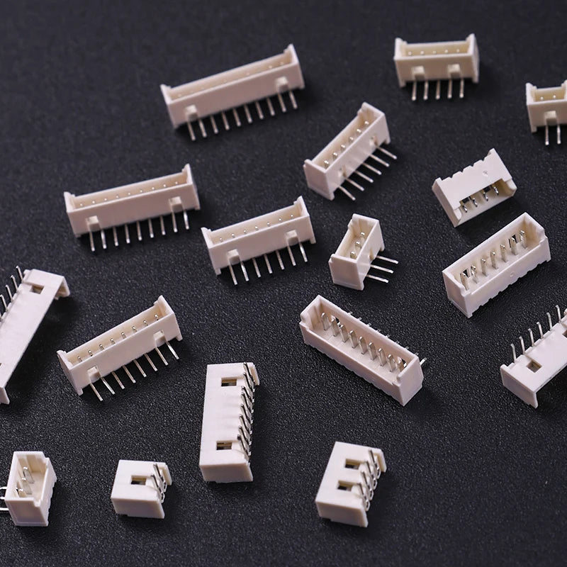20PCS  1.25 1.25mm with lock Connector Socket Pin Header Vertical Horizontal JST Housing terminal  2P 3P 4P 5P 6P 7P 8P 9P 10PIN