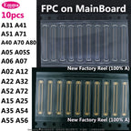 10pcs Charging FPC on MainBoard for Samsung A12 A22 A52 A55 A56 A13 A33 A34 A51 A71 A40 A80 A21S A05 A06 A07 FPC Connector Port