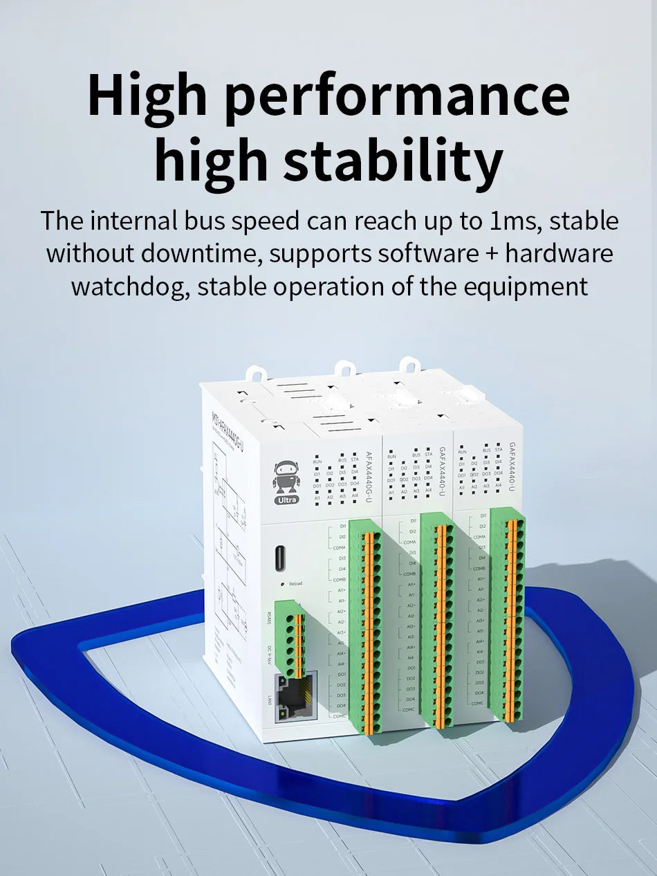 Distributed Remote IO Module RJ45 RS485 AI/DI/DO Modbus TCP RTU CDSENT M31-U Series Switch Analog Input/Ouput Rail Installation