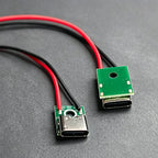 1-5PCS Micro/Mini/Type-C Female Connector Jack Charging Port USB Type C Socket With Solder Wire PH2.0 Line Length 8cm